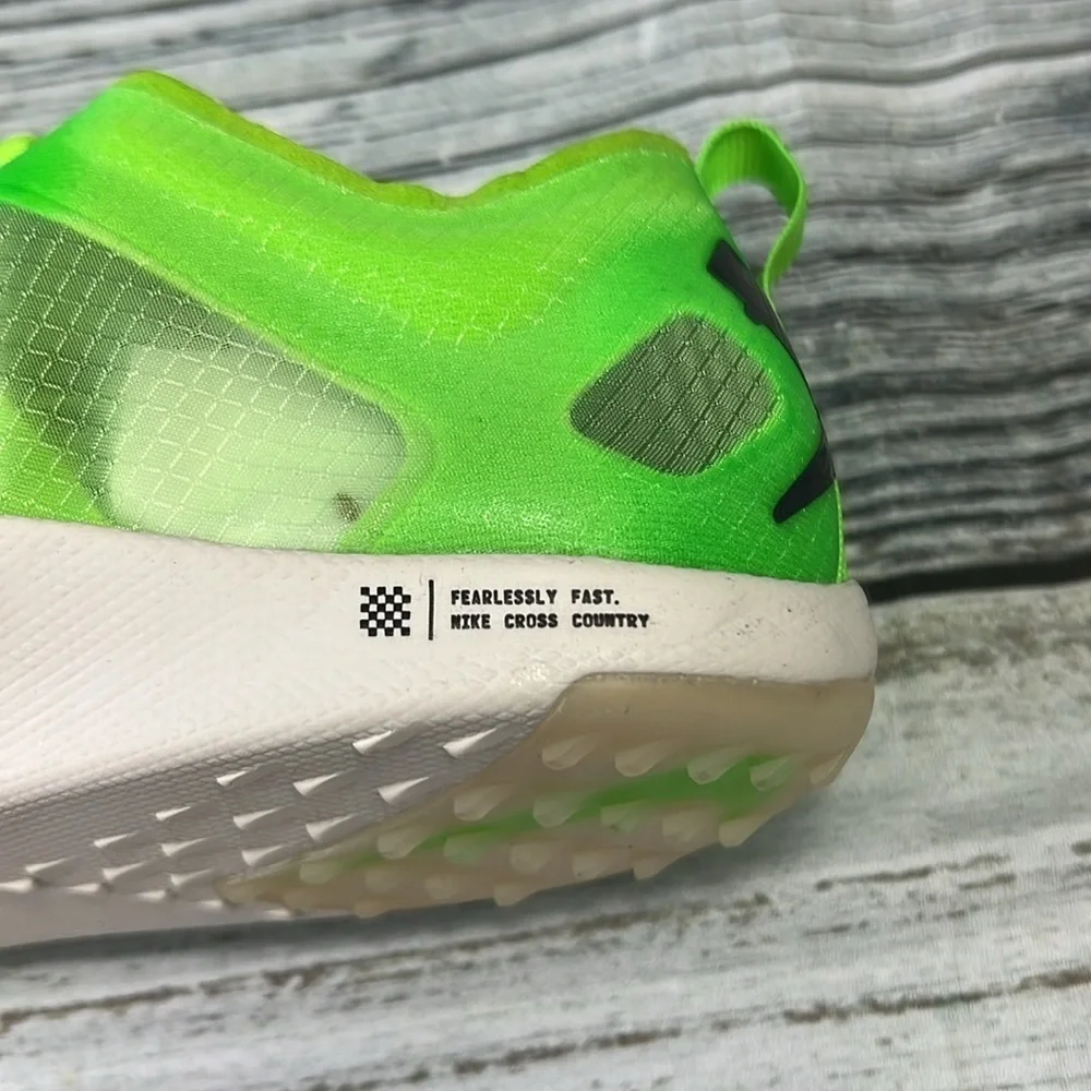 Nike Zoom Victory Volt Track Field Shoes Neon Green/Blue Varsity Junior Size 7.5